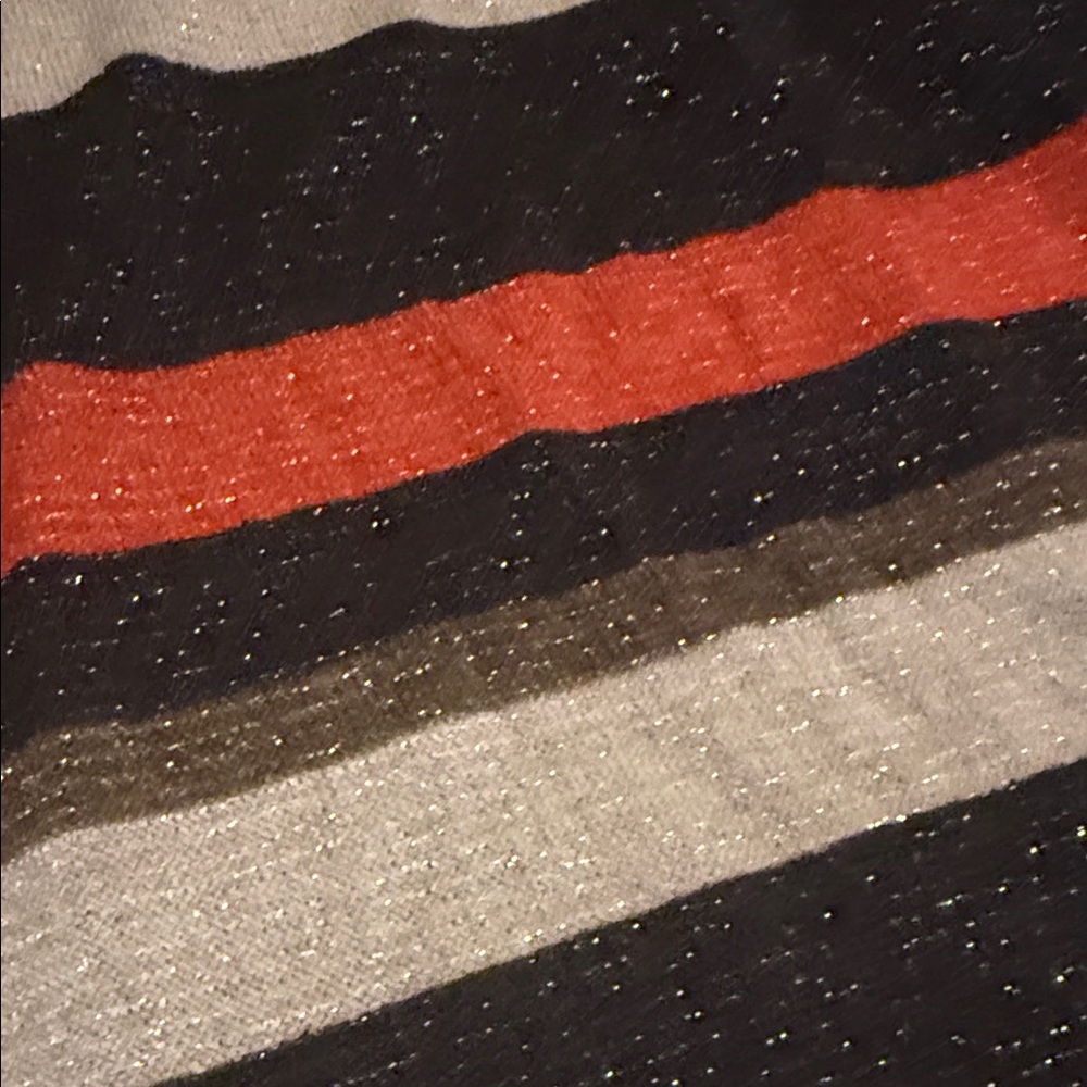 White Birch Striped top - Red, Black, and Cream nwt - Picture 3 of 5